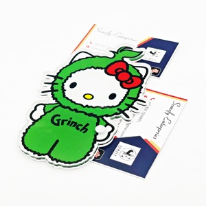 Herramientas Profesionales para Extensión de Pestañas de Acrílico con Diseño Navideño de Grinch, de Primera Calidad, Modernas, con Logotipo Personalizado, Sostenibles - Product Image 6