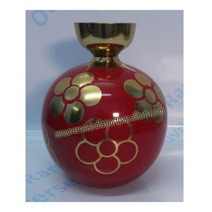 New Arrival Handmade Decorative Metal Aluminium Floral <b>Stand</b> In Red Tone For Party Diwali Wedding Table Decor - Product Image 6