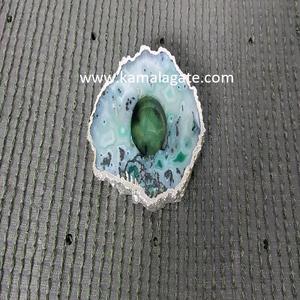 Venta al por mayor de candelabros de piedra semipreciosa multi-onxy Mesa decorativa curativa hecha a mano candelabros - Product Image 4