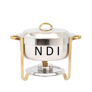 Buffet Food Display Casseroles Serving Chafing Dish Luxury Home Hotel Restaurant <b>Catering</b> Food Warmer Serving Chafing Dish - Product Image 5