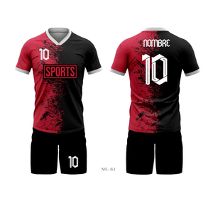 Nouveau maillot de football avec logo personnalisé, ensemble d'uniformes de football par sublimation, maillot de sport vierge, maillot de football personnalisé - Product Image 3