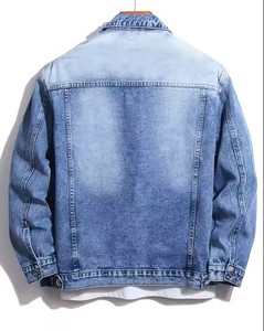 High Quality Pakistan Made Men's <b>Denim</b> <b>Jacket</b> Anti-Wrinkle Breathable & <b>Lightweight</b> Double Tone-Fulfilled Customer Demands - Product Image 4