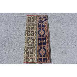 พรมตุรกีสีน้ำตาลสีน้ำเงินขนาด17x35ฟุตแนววินเทจแบบคลาสสิกพรมขนสัตว์พื้นที่ขนาดใหญ่แบบแอบสแตรกต์ทรงสี่เหลี่ยมผืนผ้าลายทางเดินสำหรับ4เมตร - Product Image 1