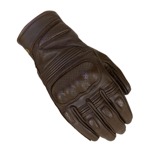 Men's Brown Leather CE Motorbike Full Finger Glove Motorcycle Auto Racing Wear Brown Biker Gloves For Men - Product Image 2