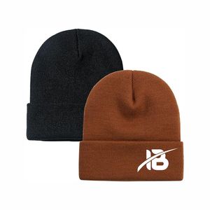 Gorro de Invierno de Alta Calidad para Esquí, Etiqueta Tejida Personalizada, Unisex, Acrílico, Liso, Teñido, Bordado, de Punto Acanalado - Product Image 6