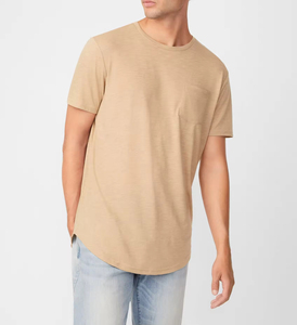 เสื้อยืดผู้ชายทรงโค้งมีชายโลโก้ตามสั่งผลิตตามสั่ง - Product Image 3
