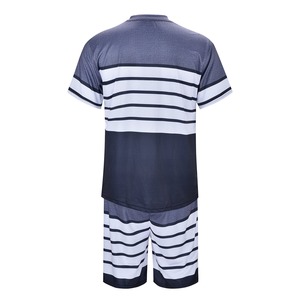 2025 último diseño logotipo personalizado hombres manga corta Casual Twin Set Knit Polos cuello Twin camisetas fábrica sólido - Product Image 4