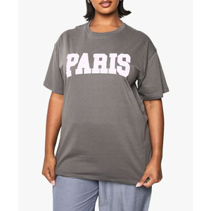 เสื้อยืดลำลองสำหรับผู้หญิงเสื้อยืดโอเวอร์ไซส์สำหรับผู้หญิงขายดี - Product Image 1