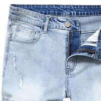 Pantalones Cortos de Mezclilla para Mujer POT FOUR INTERNATIONAL, Transpirables, de Secado Rápido, 100% Algodón, Cintura Elástica, Estilo Deportivo, Corte Regular, con Volantes, a la Altura de la Rodilla