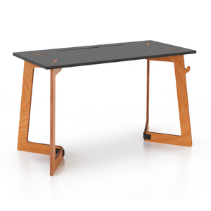 Mobili per la casa e l'ufficio della migliore qualità prodotti ecologici scrivania direzionale in compensato di betulla e mdf valchromat per ufficio - Product Image 1