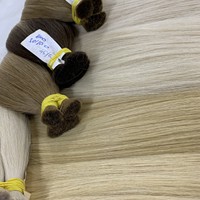 Extensions de cheveux humains en vrac de haute qualité, cheveux vierges vietnamiens Remy, livraison rapide, meilleur prix, pour Genius Weft