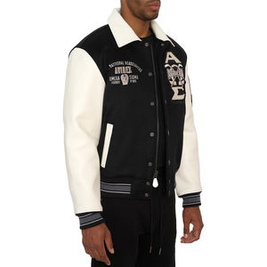 Chaquetas Avirex bordadas para hombre de calidad superior/chaquetas de cuero Avirex genuinas hechas a medida 100% para hombre - Product Image 6