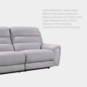 Goodnite Malasia, Sofá Reclinable Minimalista de 1, 2 y 3 Plazas con Relleno de Espuma de Alta Densidad, Estructura de Madera, Resortes en Zig-Zag, Cómodo - Product Image 3