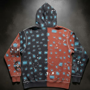 Sudadera con Capucha para Hombre de Secado Rápido y Transpirable, Sudadera con Capucha Bordada con Apliques Desgastados, la Mejor Fabricación, Sudadera con Capucha Desgastada para Hombre - Product Image 2