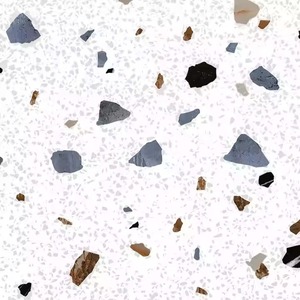 Glazed Polished Porcelain Ceramic Floor Tiles 400x400mm Rustic Matte Glossy Terrazzo Surface Finish - Product Image 2