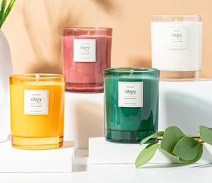 Bougeoir de haute qualité verre de remplacement Unique Europe de couleur ou de toute couleur à la demande du client salon; Fête - Product Image 3