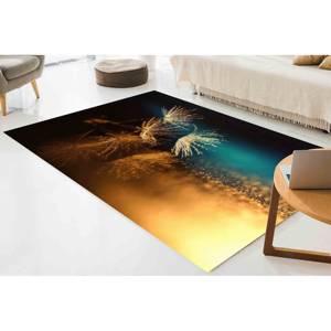 พรมพิมพ์ลายดอกแดนดิไลอัน - พรมของขวัญสำหรับคนรักดอกแดนดิไลอัน พรมทันสมัย พรมตกแต่งร้านเสริมสวย พรมเนื้อนุ่มแบบไม่ถักทอ - Product Image 2