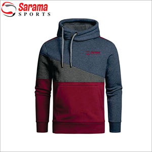 Sweat à capuche en molleton épais de coton de haute qualité pour homme, OEM, sur mesure, épaules tombantes, molleton surdimensionné, sweat à capuche - Product Image 1