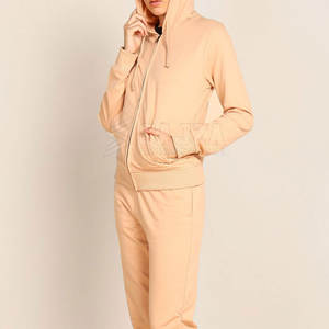 Chándal de mujer de último diseño de fabricante pakistaní chándal de mujer de color sólido de algodón - Product Image 6