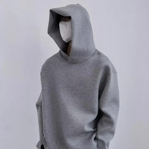 Sudaderas con capucha ligeras y básicas para hombre, holgadas con hombros caídos, teñidas Lisas para un ajuste cómodo de invierno - Product Image 1