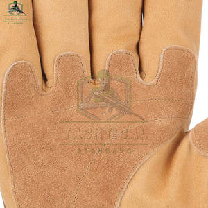 Gants de sécurité en cuir de mouton véritable de haute qualité TACHTICAL STANDARD, protection au travail, personnalisables, sans silicone - Product Image 6
