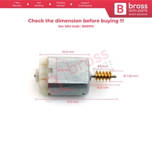 BGE675 <b>Door</b> Lock Actuator FC280 Motor 51 mm for W211 W209 W203 W219 R171 CL203 Trafic Primastar 1020653 3K4435 - Product Image 6
