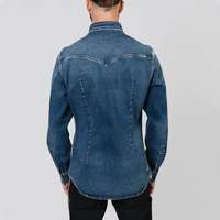 Veste en jean vintage pour homme de haute qualité 100% coton, streetwear décontracté, coupe oversize, boutonnée, manches papillon, coupe-vent