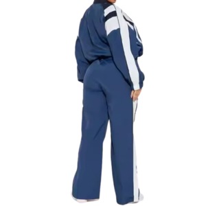 Chándal informal para mujer, conjunto de 2 piezas, Top con cremallera y cintura elástica, chándal cortavientos para mujer, conjunto de chándal de alta calidad 2026 - Product Image 5