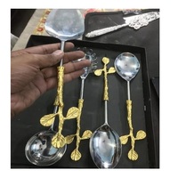 Ensemble de couverts en acier inoxydable écologiques non toxiques avec finition miroir pour cadeaux d'affaires et usage domestique en cuisine