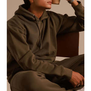 Derniers sweats à capuche pour hommes de haute qualité 100% coton confortable respirant motif solide Logo coloré conception nouvelle mode en gros - Product Image 2