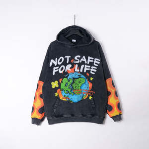 เสื้อฮู้ดสำหรับทุกเพศเสื้อสเวตเตอร์รุ่น320 GSM เฮฟวีเวตพิมพ์โลโก้ได้ตามต้องการ - Product Image 3