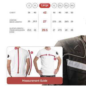 Chaqueta de Motociclista Negra Cordura 2025, Transpirable, Protección para Motocross con Técnicas Impresas, Opciones de Tallas Grandes - Product Image 5