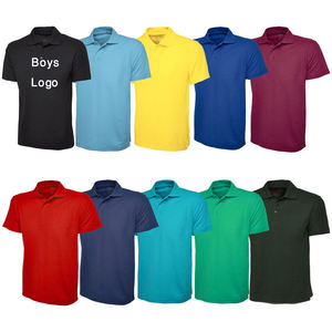 Polo pour garçons à manches courtes de haute qualité Tissu tricoté respirant Style décontracté Usine directe - Product Image 2