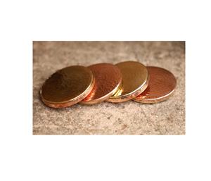 แผ่นรองจานทองแดงและแผ่นรองจานทองแดงสำหรับบ้านและถ้วยชาและสำนักงานที่รองแก้วทองแดง - Product Image 1