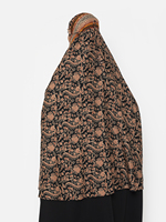 Abaya en polyester à manches longues multicolore, style ethnique, mode islamique, naqab personnalisé pour femme, best-seller, en stock