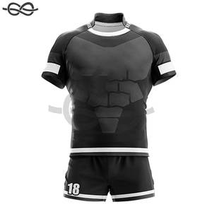 Precio al por mayor Uniforme de rugby personalizado Producto más vendido 100% Poliéster Uniforme de rugby Ropa deportiva por encargo - Product Image 1