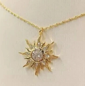 จี้เพชรโมอิสเพชรสีขาวสำหรับสตรีจี้เงินสเตอร์ลิง925 - Product Image 2