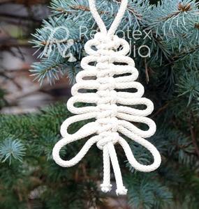 Ornement décoratif de noël en macramé de coton, fournisseur en vrac et fabrication par réfractex inde fabriqué en inde pour la meilleure qualité et - Product Image 3