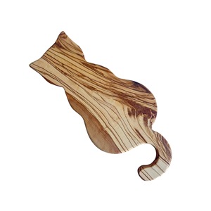 Tabla de Cortar de Madera con Forma de Gato, Tabla Artesanal Perfecta para Preparar en la Cocina, Servir en la Mesa, Exhibir y Regalar, Procedente de la India - Product Image 1