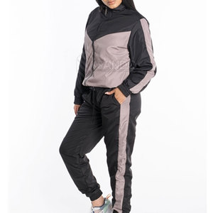 Conjunto de Chaqueta Cortavientos de Invierno para Mujer, Talla Grande, Alta Calidad, 100% Algodón, Sólido, Transpirable - Product Image 1