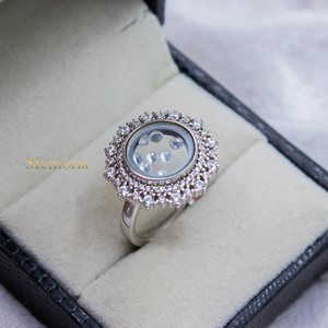 Anillo de Plata de Ley 925 minimalista hecho a mano para mujer, accesorio de boda de piedras preciosas de circón cúbico a la moda para niñas - Product Image 4