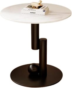 Freestanding White Color Coffee Side <b>Table</b> Modern Design for Your Living Room or Lounge Space - Product Image 5