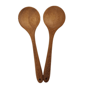 ช้อนไม้แบบชนบทสำหรับการทำอาหารแบบดั้งเดิมกวนผสมและนำเสนอจานในสไตล์ - Product Image 5