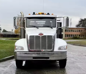 ราคาขายส่ง รถบรรทุก Peterbilt 330 มือสอง ปี 2020 แบบพื้นเรียบ 16 ฟุต พร้อมระบบ Roll-Off Hook Truck พวงมาลัยซ้าย/ขวา ไมล์น้อย จัดส่งทั่วโลก - Product Image 3