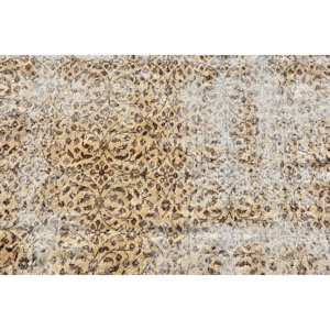 Alfombra turca Vintage de 5,5x8,5 pies, Beige, marrón, área grande, respaldo de látex de lana, patrón de retazos para adolescentes, pasillo rectangular de Tabriz - Product Image 5