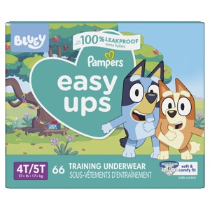Pempes celana latihan Easy Ups, anak laki-laki, ukuran 6 <span class=keywords><strong>4T</strong></span>-<span class=keywords><strong>5T</strong></span>, 66 Ct