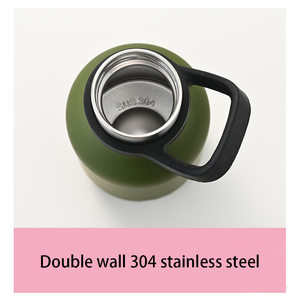 กระติกน้ำสุญญากาศสแตนเลส SilverJet ขนาด 350 มล. 500 มล. 750 มล. 1000 มล. พร้อมหูหิ้ว พกพาสะดวก เป็นมิตรกับสิ่งแวดล้อม - Product Image 3