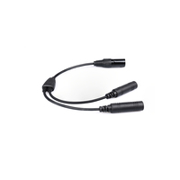 Câble d'extension pour casque de serveur Raytalk noir avec prise GA, sortie CC, neuf, adaptateur auxiliaire 3,5 mm, matériau ABS