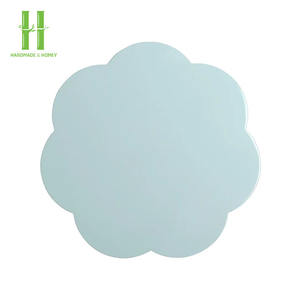 BEST SELLER OEM Lacquer <b>Placemat</b> Handpainted Lacquer Serving Tray Scalloped Tray Table Centerpieces Decoration Handmade - Product Image 1