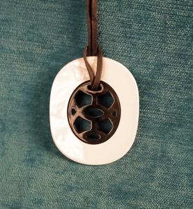 Collier pendentif en corne de buffle, bijoux tribaux naturels et durables pour femmes, haute qualité - Product Image 4